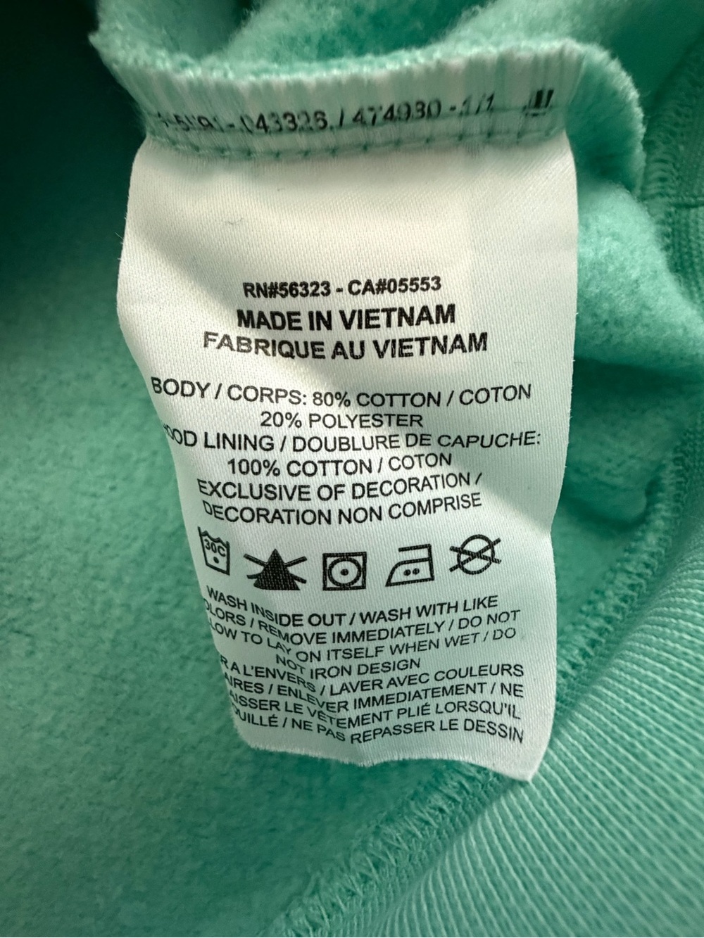 Nike Women's Mint Green Pullover Hoodie, Size L - Picture 8 of 11